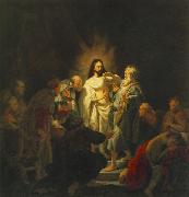 Rembrandt, The Incredulity of St Thomas sg